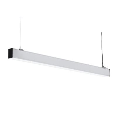 China Modern Customized Indoor White Led Lighting Slim Aluminum Line Light For Living Room for sale