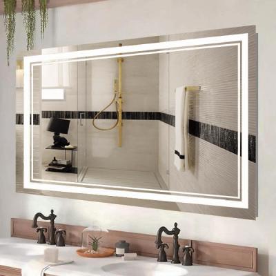 China » Enlarging Bathroom Lighted 24x26 Mirror for sale