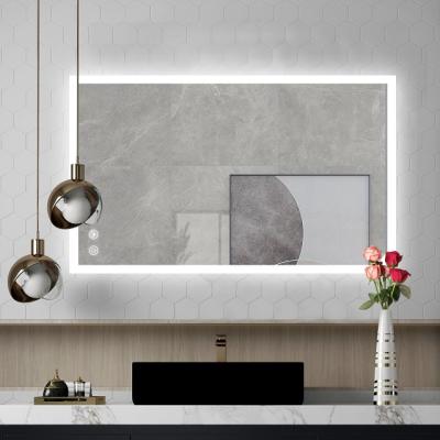 China Venetio Magnifying Wall Hung Backlight Led Bathroom Mirror U.S.A Free Shipping 28x36 inches hotel bathroom decoration; white wash/toliet for sale