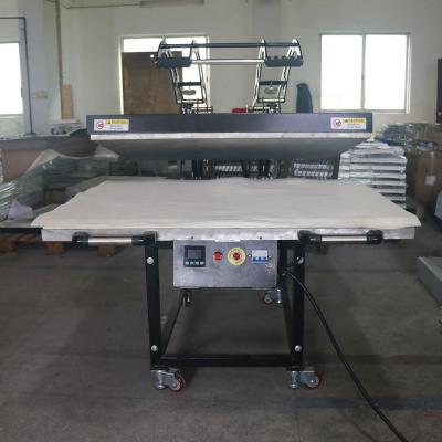 China Professional manual apparel heat press machine for apparel logo printing for sale