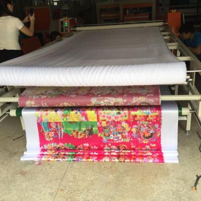 China Easy Operation Factory Roll Calender 1.7m Wide Fabric Heat Transfer Roll Up Heat Press Machines for sale