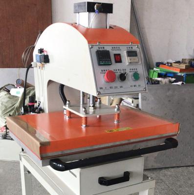 China Cloth Pull Out Rosin Type Pneumatic Double Heat Extraction Heating Plates Press for sale