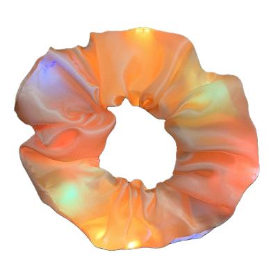 China Wholesale Soft Hair Scrunchies Glow In The Dark Scrunchy Multicolor Scrunchy Hair Band for sale