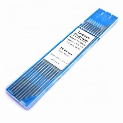 China High Quality Wear Resistant And Practical Argon Tungsten Welding Tool Arc Welding 2.0*150mm Cerium WC20 Tungsten Electrode Tungsten Needle for sale