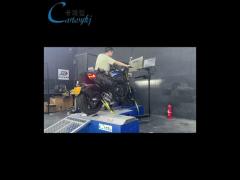 Two-Wheel Motorcycle Dynamometer  evaluate the performance of motorcycle engines