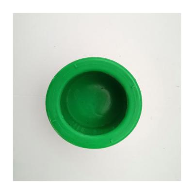 China High Temperature Resistance Endcap Stopend Ppr Pipe Fittings Green Plastic Ppr Plug Pipe Covers Reducing for sale