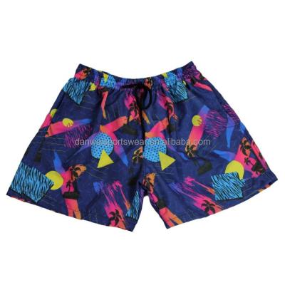 China Breathable 100% Polyester 4 Way Stretch Mens Beach Shorts Custom for sale