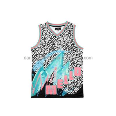 China Antibacterial Custom Your Own Reversible Youth Basketball Jersey Uniform for sale