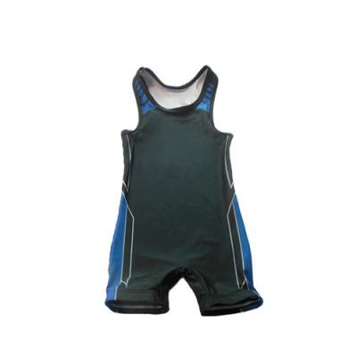 China 2020 Polyester Spandex Kids Fitness Professional Youth Wear Wrestling Singlet for sale