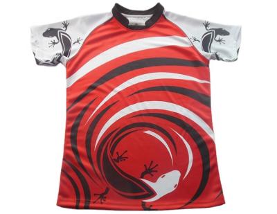 China Custom Logo Design Rugby Jersey Antibacterial Hot Selling Amazing Striped Uniforms for sale