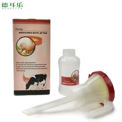 China Factory Price Eco-friendly Plastic Cow Teat Dip Cup Dairy Cow Teat Dip Medicine Cup for sale