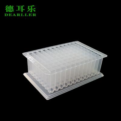 China Medical Consumables Lab Consumables 2.0ml 96 Round Wells Plate Deep Well With U-Bottoms for sale