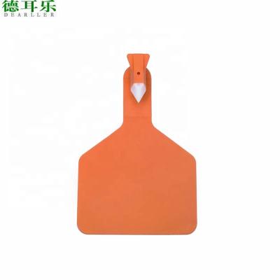 China Tracking Long Neck Management Identification Calf One Piece White Animal Ear Tags for sale