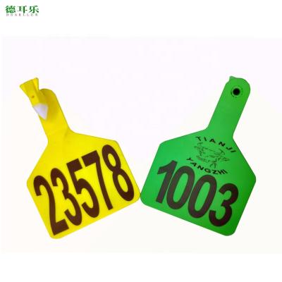 China Tracking Identification Management Maxi Size One Piece Design Super Cattle Ear Tags for sale