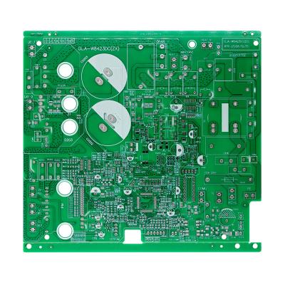 China OEM PCB Silk Blue White Red Green Yellow Copper PCB FR4 Assembly PCBA Black Remote Control Board for sale