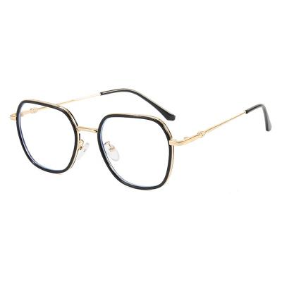 China 2021 Wholesale Fashion Custom Made Blue Light Glasses TR90 Eyeglasses Logo Men Women Square Optical Glasses Anti for sale