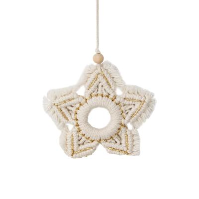 China GC220419 Traditional Christmas COTTON Christmas tree pendant dolls tree for SNOWFLAKE WALL DECORATION home decoration accessory for sale