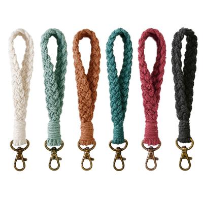 China New GC220408 COTTON Rope Braided Knots Hand - Woven Cotton Rope Small Key Jewelry Pendant Chain Pendant for sale