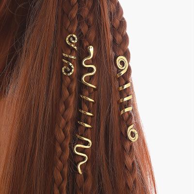 China HAIR ACCESSORIES GC220474 hair rings location jewelry snake shape braids accessories jewelry for big hair sizei for sale