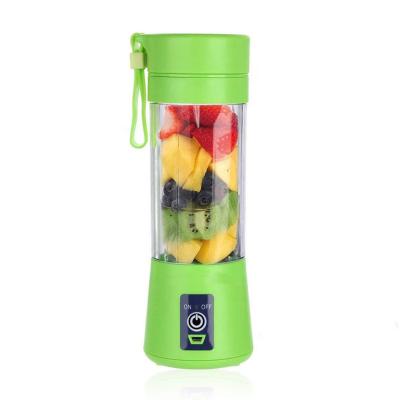 China Personal Fruit Blender Protable Juicer Use Usb Rechargeable 6 Cup 380ml Blades Juicer Blender for sale