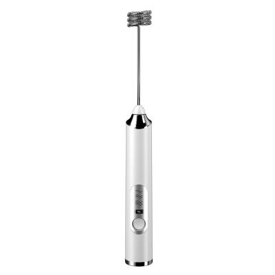 China Sustainable Rechargeable Handheld Automatic Milk Frother Electric Milk Frother Maker for sale