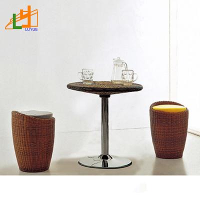 China New Design Modern Fast Food Kitchen Indoor Outdoor Restaurant Dining Home Bar Wooden Tables And High Top Chairs Sets For Sale for sale