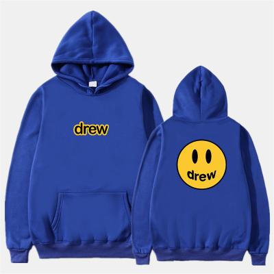 China QUICK DRY Drawn House Advertisement Men's Hoodie Men's Smile Smile Men's Solid Color Hoodie Hip Hop Streetwear for sale