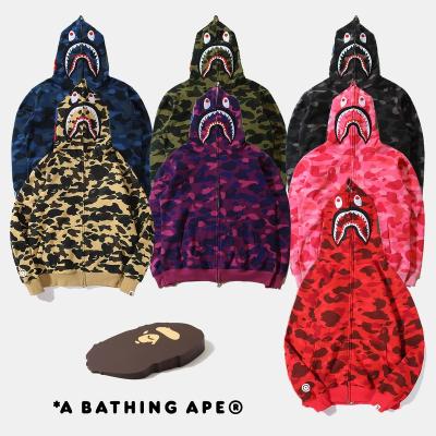 China Bape Shark Hoodies Bape Shark Hoodie Camouflage Cotton Supplier Bape Sweatshirt Waterproof Jacket Men High Quality Bape Shark Hoodies Pullover for sale