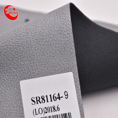 China Free Sample Waterproof Emboss Waterproof PU Synthetic Leather Fabric for sale