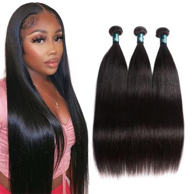 China Grade 10A Silky Straight Raw Virgin Human Hair Weave Straight Hair Cuticle Aligned Brazilian Virgin Hair Bundles Extension Seller Wholesale for sale