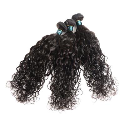 China 100% Water Wave Wedding Party Hair Water Wave Weave Bundles With Headbands, 10A Brazilian Curly Water Hair Bohemian Extensions for sale