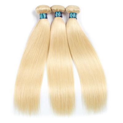 China Raw Unprocessed Human Hair Bundles Wholesale Bundles Cuticle Aligned Bundles Sellers Silky Straight 12A Double Wave 613 Virgin Human Hair 613 Blonde Russian for sale