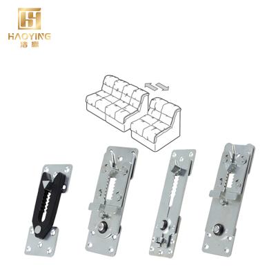 China Modern hot sales sofa fasteners metal sectional sofa connector hinge for two-in-one connector sectional sofa for sale