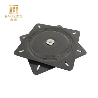 China Low Noise Heavy Duty Steel 6 Inch 360 Degrees Rotating Seat Swivel Base Mount Plate For Bar Stool Chair Table Applications Tools HY-LFC001 for sale