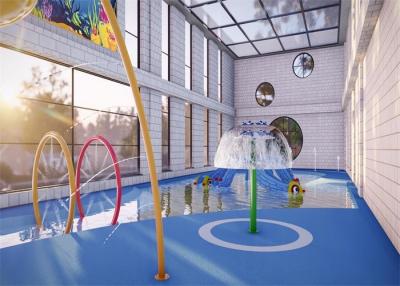 China Corlorful Kids Splash Adventure Water Park Floor Plan 100SQm for sale