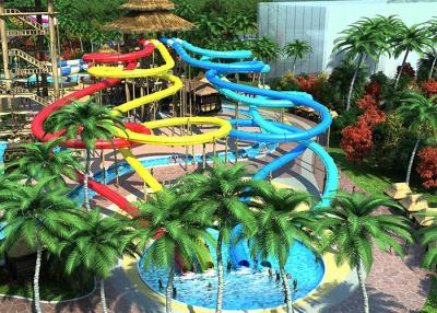 China Spiral Upside Down Water Slide Pipe Slide for sale