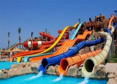 China Screaming Anti Ultraviolet High Speed Water Slide Rides For Resort for sale