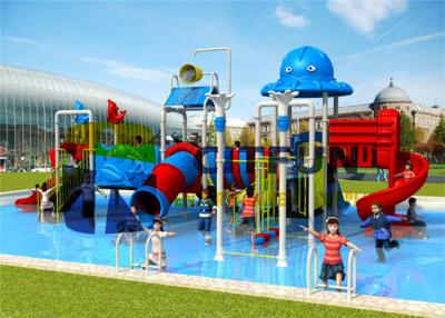 China Commercial Outdoor Water Park Construction Fiberglass Children Aqua Park Equipment for sale