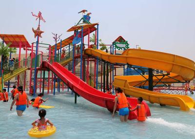 China Colorful Seaside Water Playground Equipment for sale