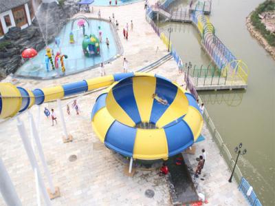 China Amusement Park Space Bowl Water Slide for sale