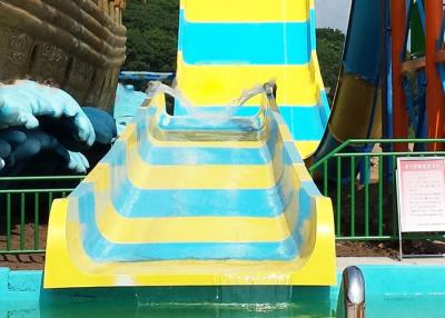 China Fiber Glass Open Spiral Slide Outdoor Amusement Equipment For Community for sale