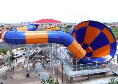 China Aqua Park Tornado 60 Water Slide Durable Fiberglass FPR Material for sale