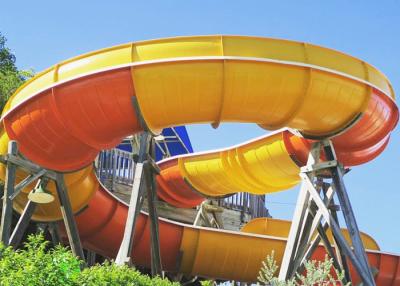 China Thrilling Giant Boomerang Water Slide 18.75m Height for sale