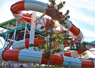 China FRP Custom Family Water Slide , Commercial Water Theme Park Awesome Water Slides for sale