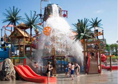 China Outdoor Water Park Construction , Water House Aquatic Park Construction Structures for sale