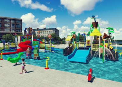 China Swimming Pool Project Aqua Park Design Interactive Spray Park Equipment for sale