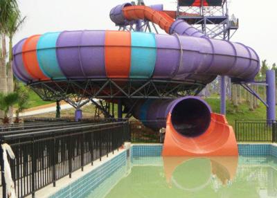 China Super Bowl Water Slide / Theme Water Park Amusement Slide For Large Swimming Pools for sale