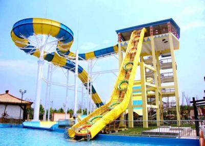 China Custom Boomerang Water Slides Commercial Water Park Equipment Installation For Adults for sale