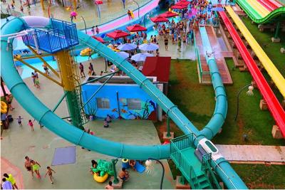 China Water Park Slide Aqua Loop Big Water Slides Adult Swimming Pool Water Slide for sale