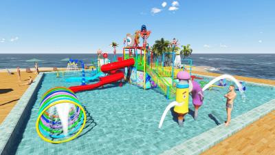 China Commercial Kid Water Park Design Fiberglass Pool Play Water Equipment for sale